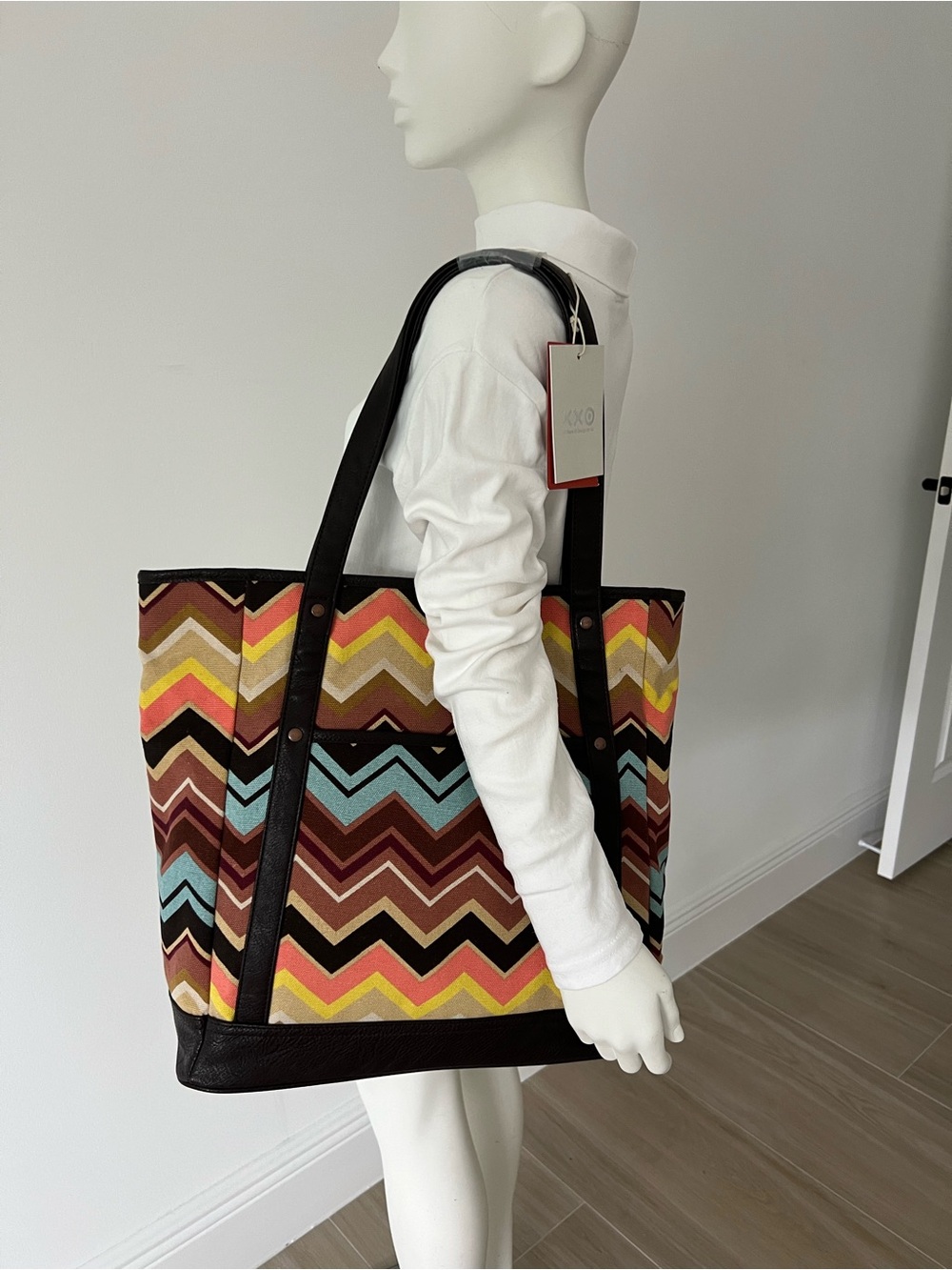 NWT Missoni for Target Colore Zig Zag Large Tote Bag